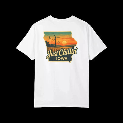 Garment Dyed T-Shirt - Unisex Cotton Tee With Unique Color Texture & Relaxed Fit - Just Chilling Inc.