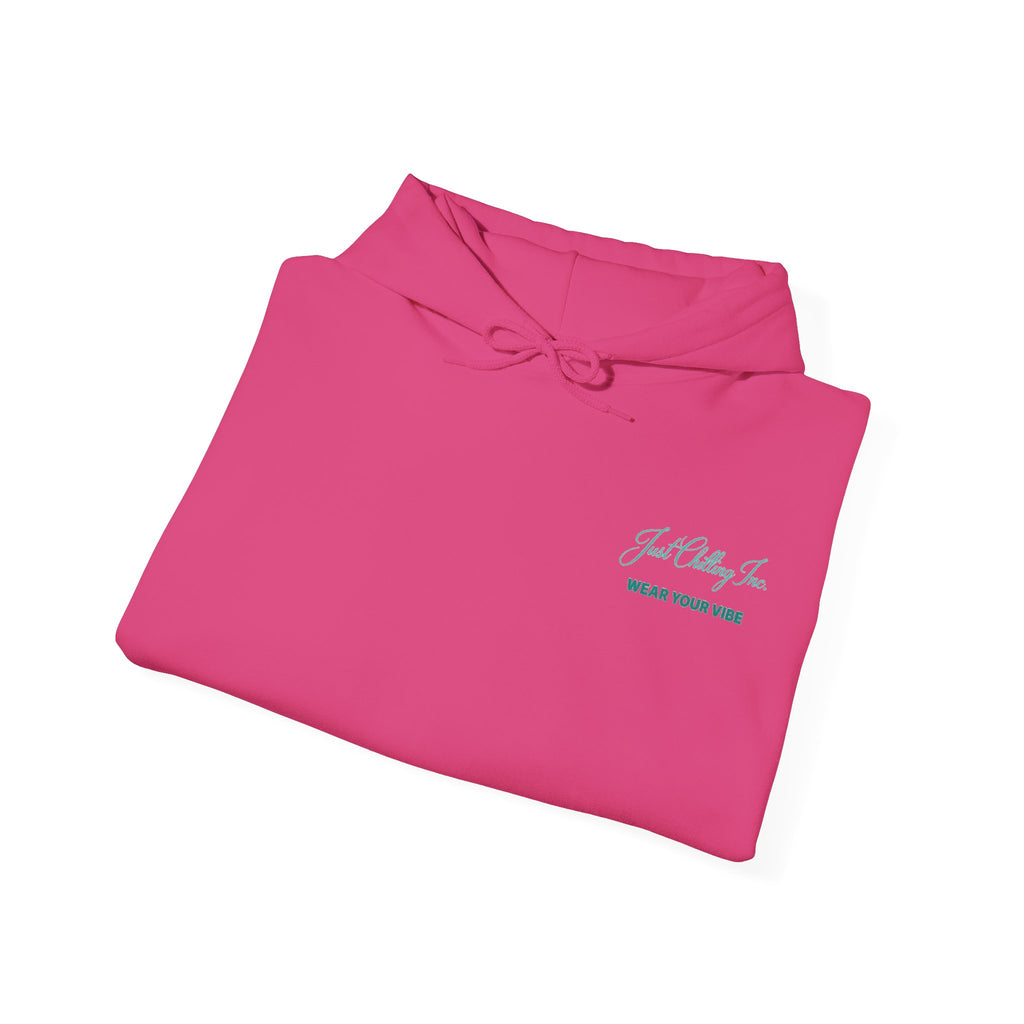 Folded red polo shirt with a logo on a white background