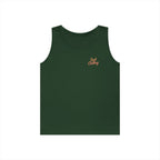 Tank Top — "Just a Friend. Who's a Girl. Not My Girlfriend." Retro Script Chest & Back Graphic
