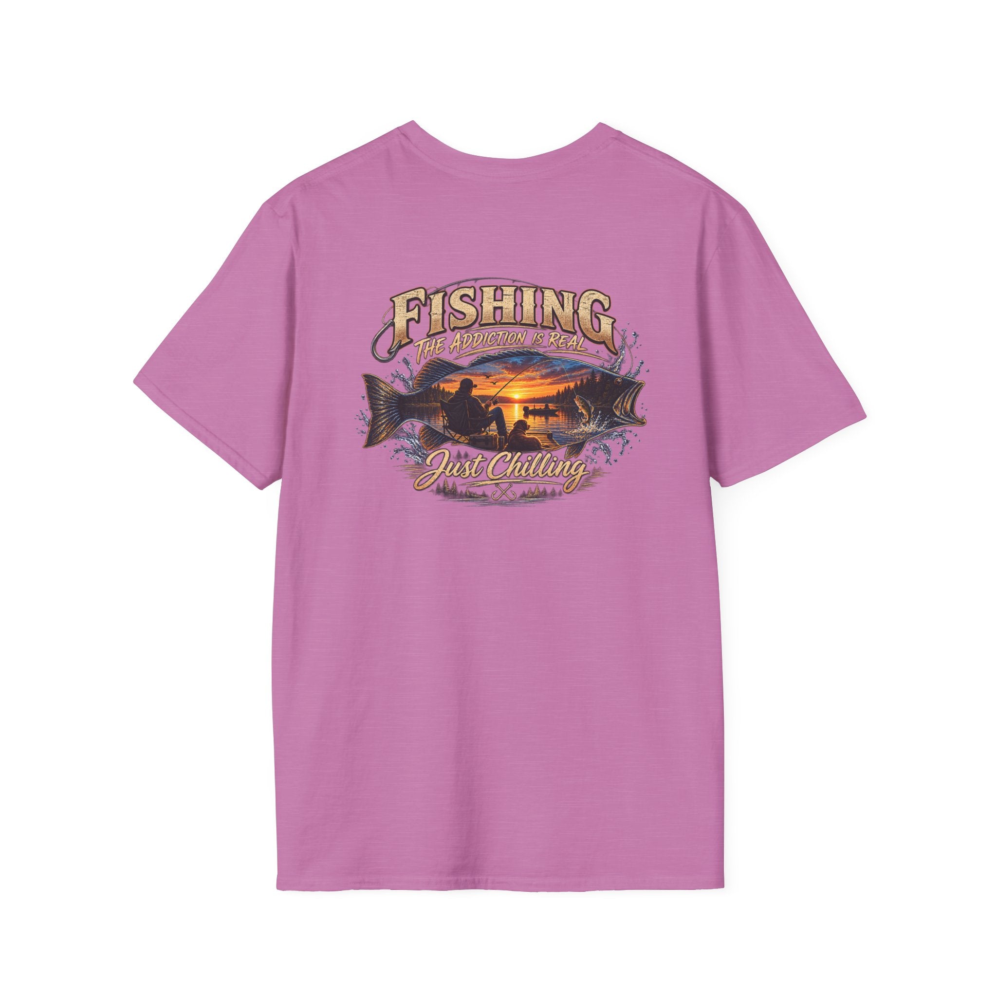 Fishing Addiction Unisex Softstyle T-Shirt | Just Chilling Tee for Anglers | Gift for Fishing Lovers, Outdoorsmen, Father's Day, [...]