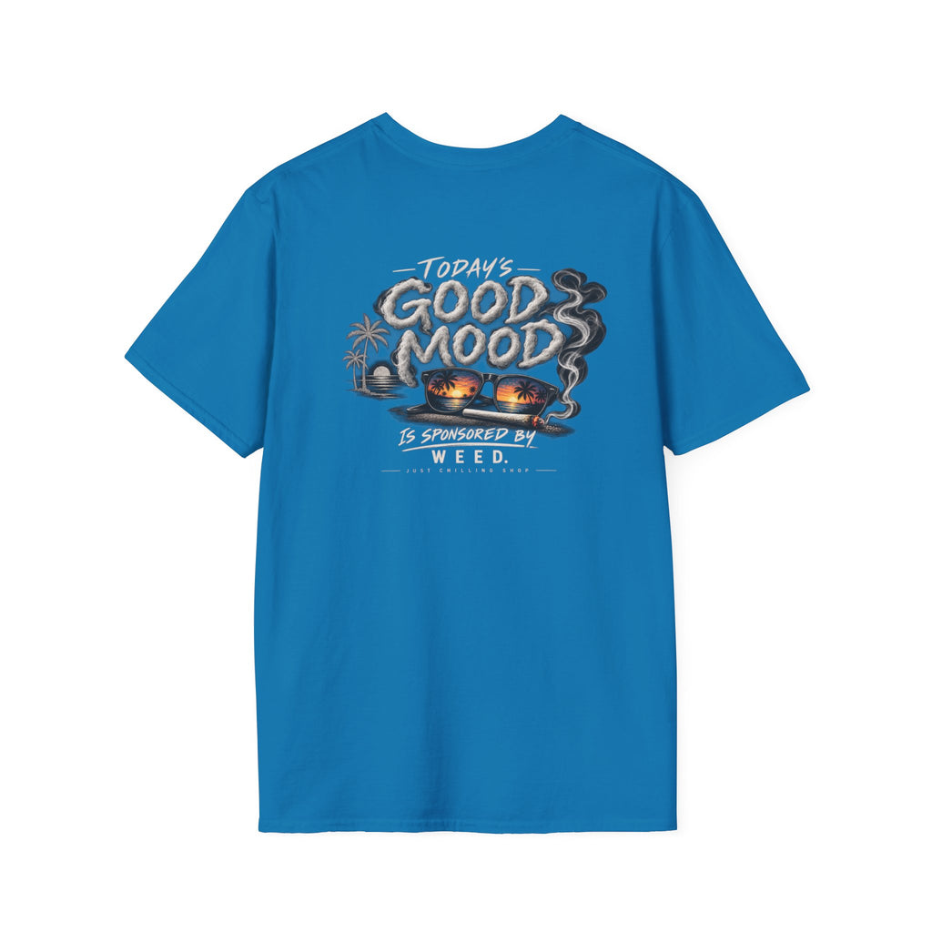 Today's good mood was brought to you by weed-  cannabis All Star Basic tee
