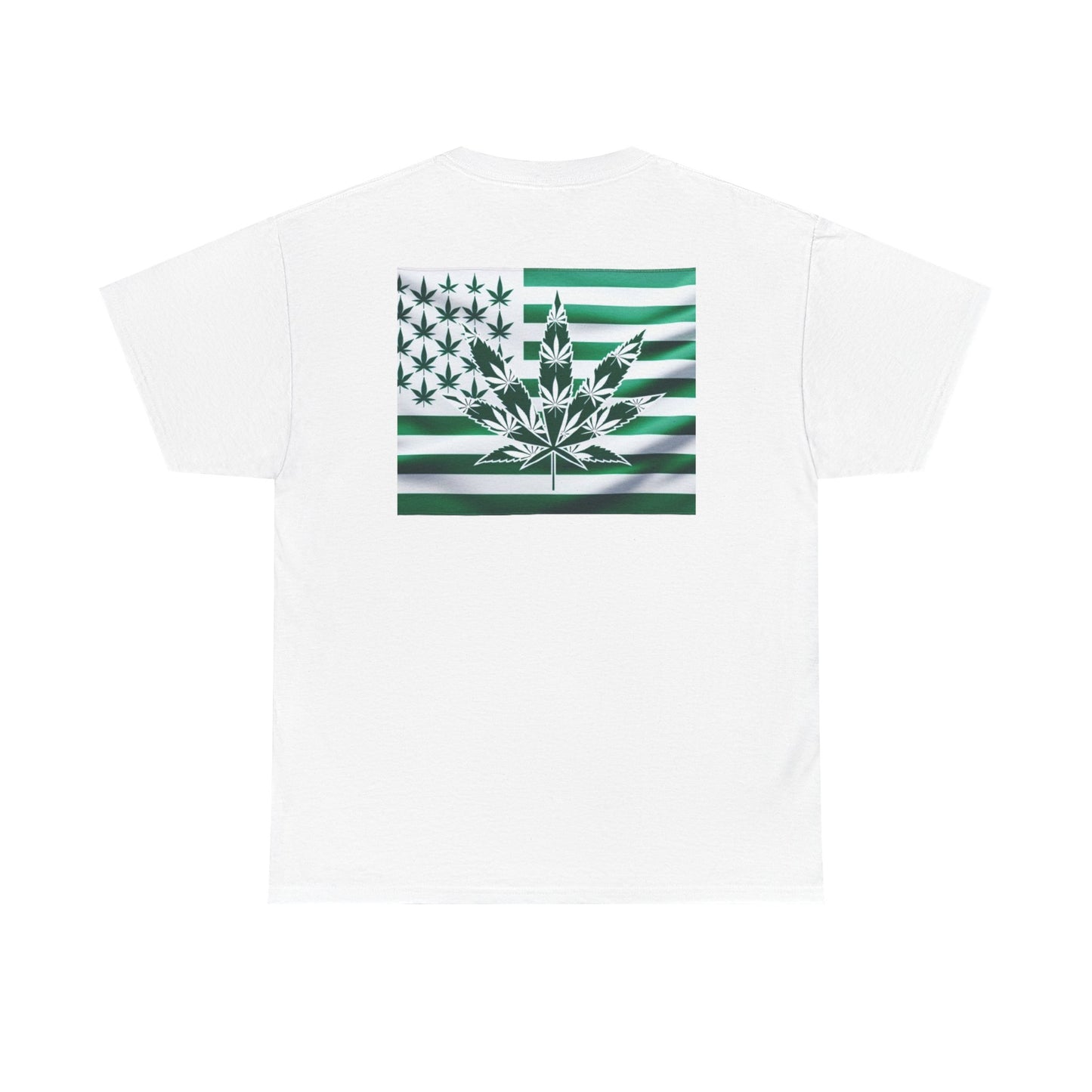 Unisex Heavy Cotton Tee cannabis all-star and flag tee