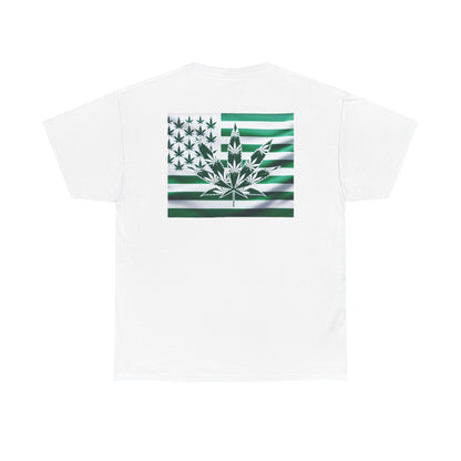 Unisex Heavy Cotton Tee cannabis all-star and flag tee