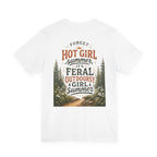Feral Girl Summer Tee — Women's Wild Vibes Graphic T-Shirt