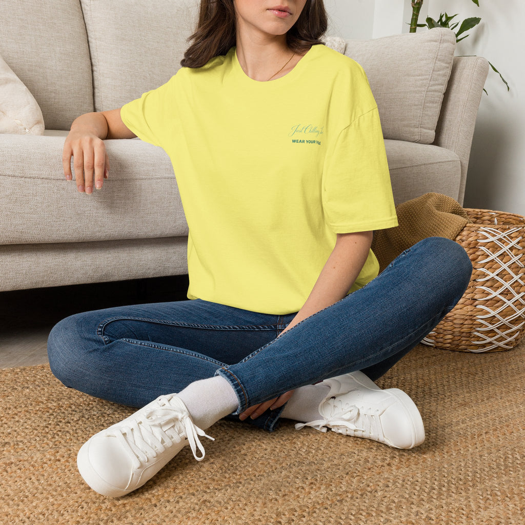 Just Keep Going T-Shirt – Minimal Inspirational "Wear Your Vibe" Chest Tee
