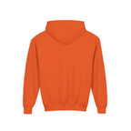 Youth Hooded Sweatshirt - Soft Cotton Polyester Hoodie with Kangaroo Pocket - Just Chilling Inc.