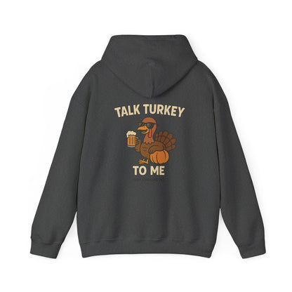 Thanksgiving Hoodie – Cozy Fall Turkey Sweatshirt With Adjustable Hood & Embroidery