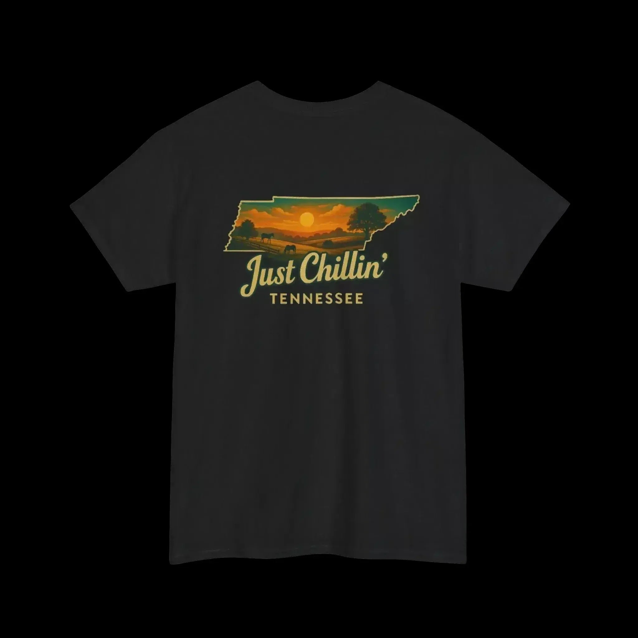 Just Chillin' Tennessee Unisex Cotton Tee – Nature Lover Gift - Just Chilling Inc.