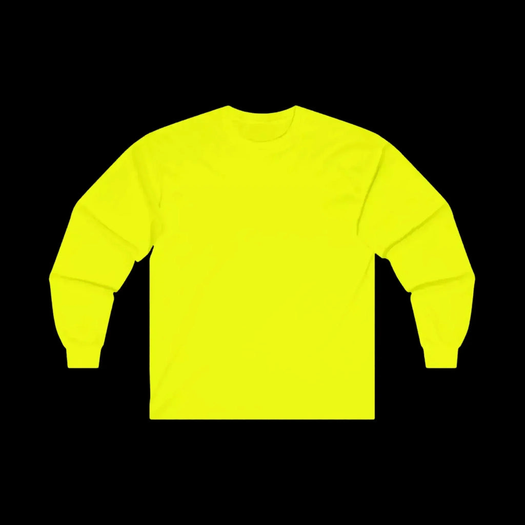 Cotton Long Sleeve Tee - Unisex Classic Fit Fishing Shirt With Durable Seams - Just Chilling Inc.