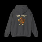 Thanksgiving Hoodie – Cozy Fall Turkey Sweatshirt With Adjustable Hood & Embroidery - Just Chilling Inc.