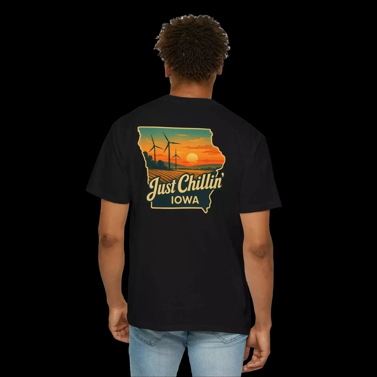 Garment Dyed T-Shirt - Unisex Cotton Tee With Unique Color Texture & Relaxed Fit - Just Chilling Inc.