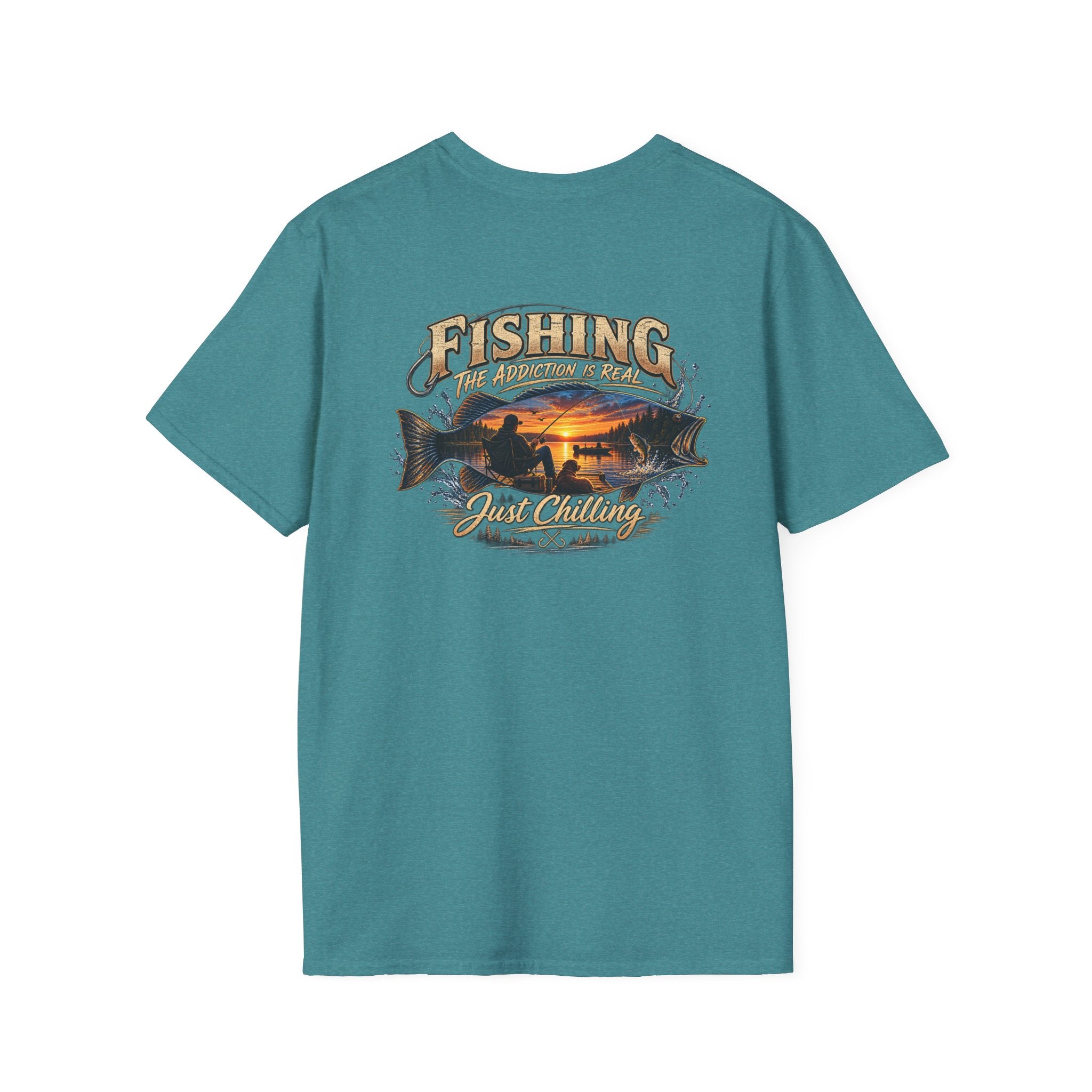Fishing Addiction Unisex Softstyle T-Shirt | Just Chilling Tee for Anglers | Gift for Fishing Lovers, Outdoorsmen, Father's Day, [...]