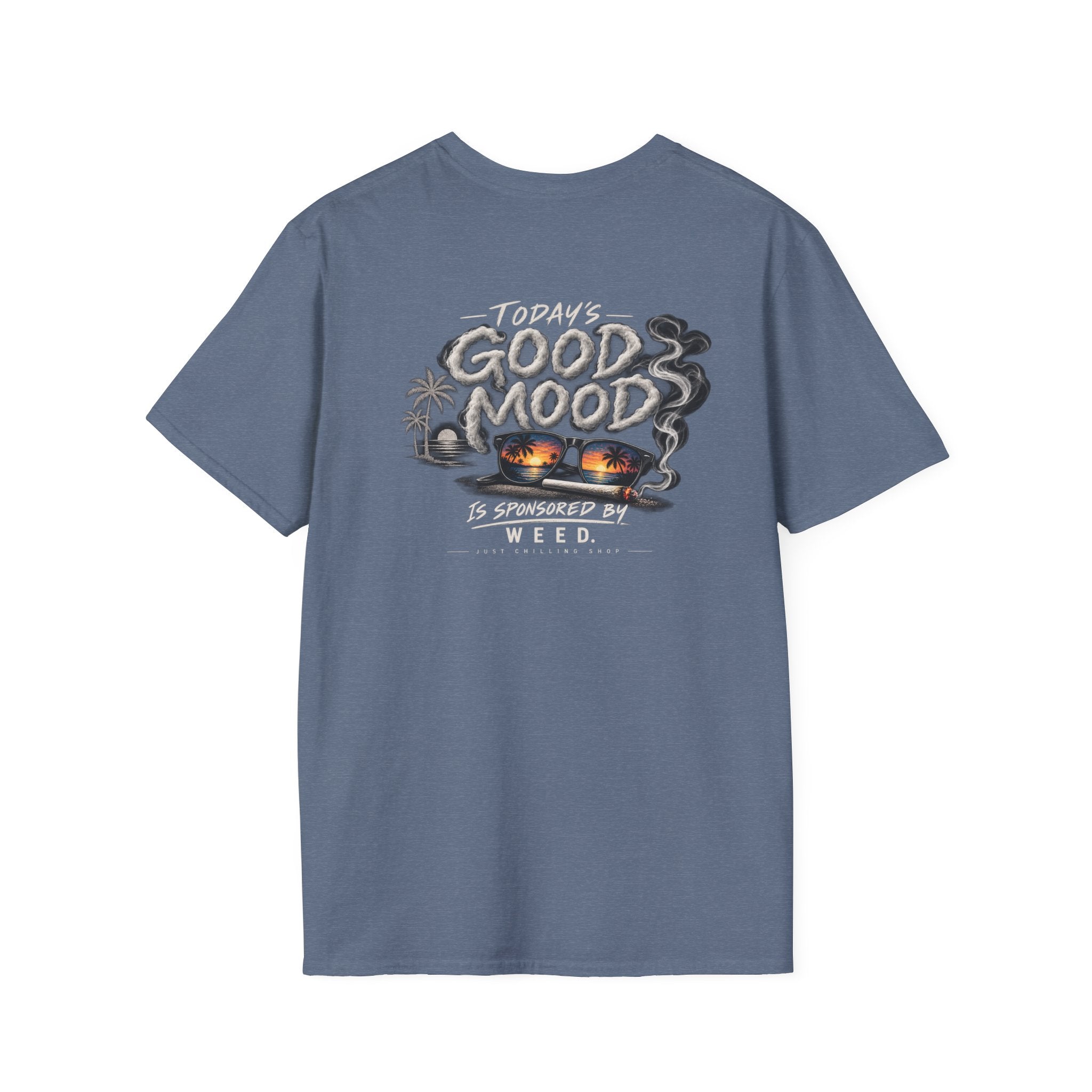 Today's good mood was brought to you by weed-  cannabis All Star Basic tee