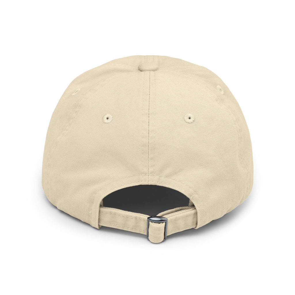 Distressed Baseball Cap - "Wishin' I Was Fishin'" Vintage Fishing Hat