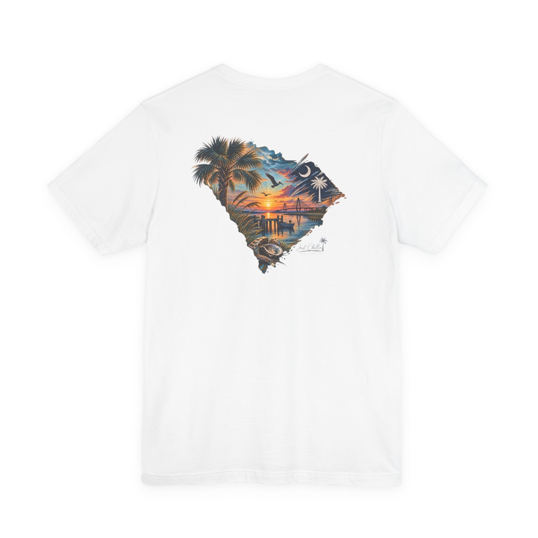 South Carolina Sunset Beach T-Shirt — Coastal Palmetto State Graphic Tee