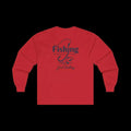 Cotton Long Sleeve Tee - Unisex Classic Fit Fishing Shirt With Durable Seams - Just Chilling Inc.