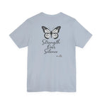 Domestic Violence Awareness Tee - Unisex Cotton Shirt With Soft Ring Spun Cotton - Just Chilling Inc.