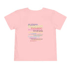 Toddler Short Sleeve Tee – Autism Support Shirt | Soft Cotton Kids T-Shirt - Just Chilling Inc.