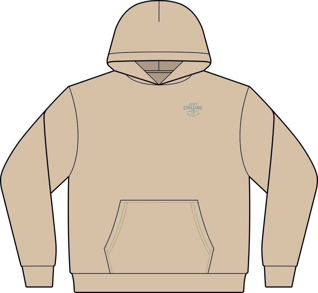 Focus Align Live Unbothered Hoodie — Motivational Palm Tree Graphic Hoodie