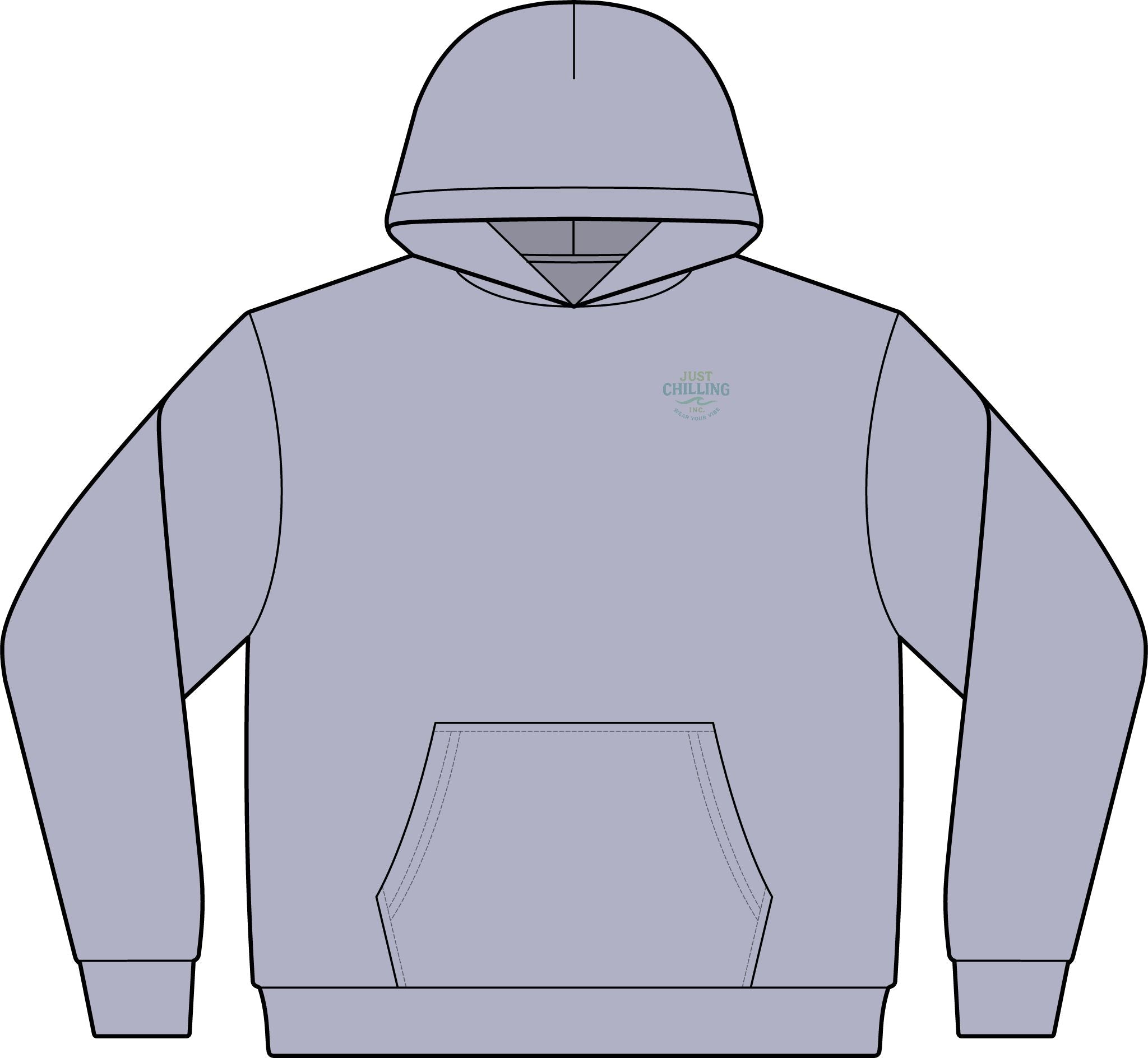 Focus Align Live Unbothered Hoodie — Motivational Palm Tree Graphic Hoodie