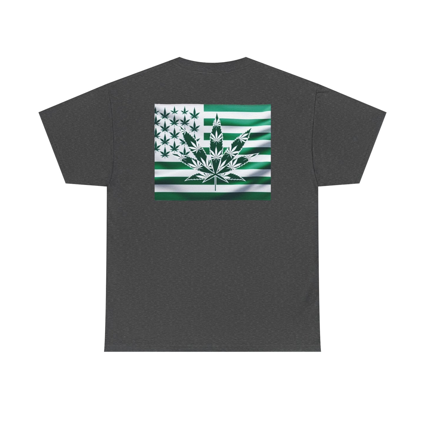 Unisex Heavy Cotton Tee cannabis all-star and flag tee