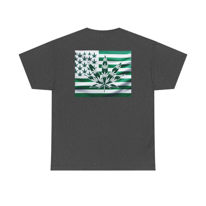 Unisex Heavy Cotton Tee cannabis all-star and flag tee
