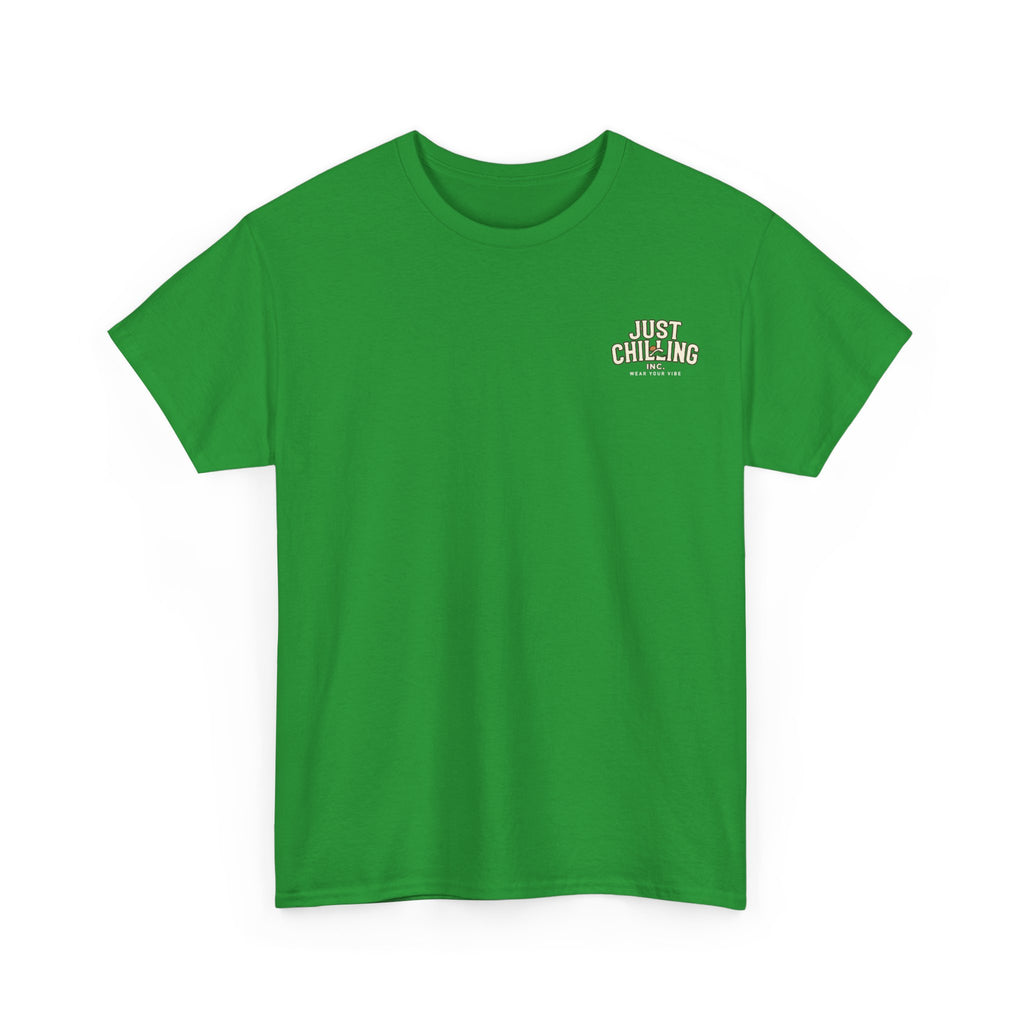 Just Chillin' Inc. Campfire Gathering T-Shirt | Outdoor Tee