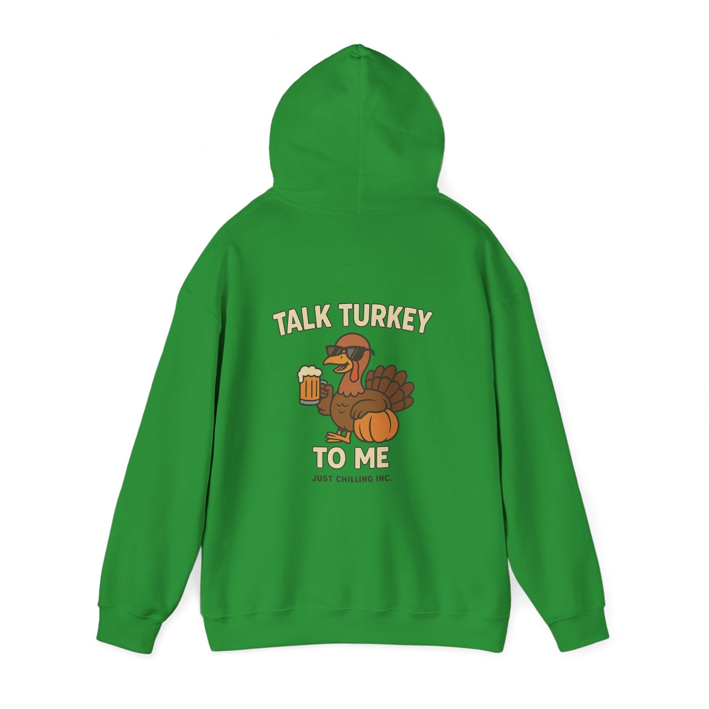 Thanksgiving Hoodie – Cozy Fall Turkey Sweatshirt With Adjustable Hood & Embroidery