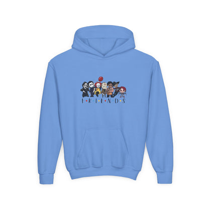 Youth Hooded Sweatshirt - Soft Cotton Polyester Hoodie with Kangaroo Pocket