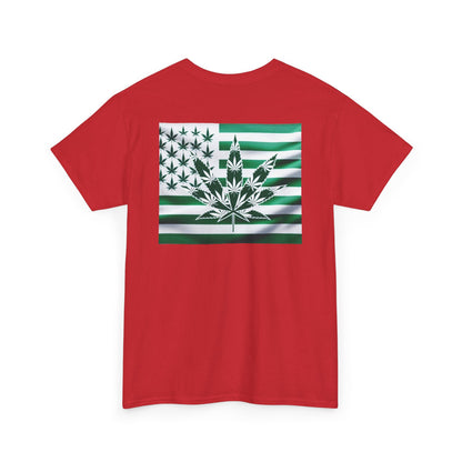Unisex Heavy Cotton Tee cannabis all-star and flag tee