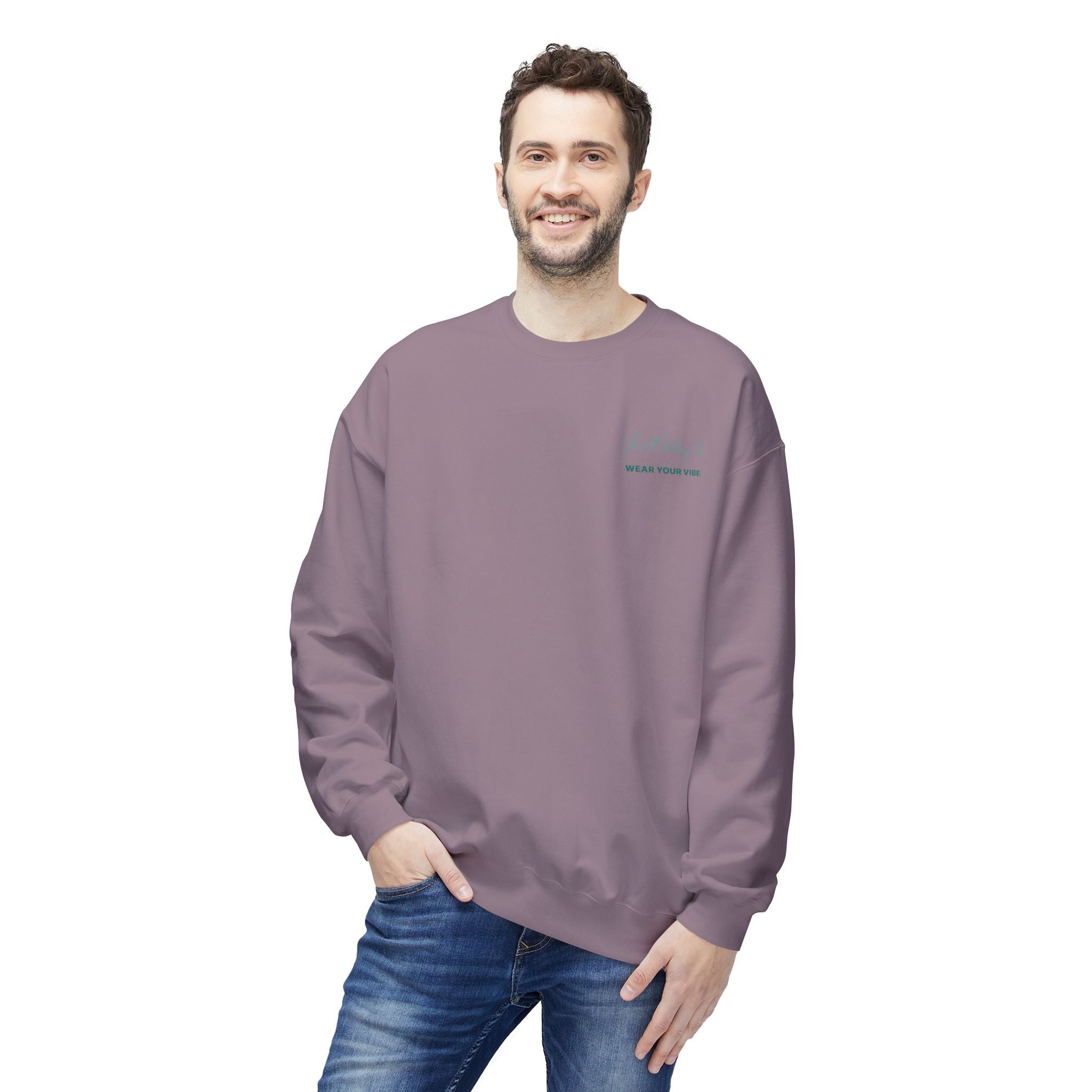 Sweatshirt — "Good Mind, Good Vibes, Good Life" Inspirational Crewneck