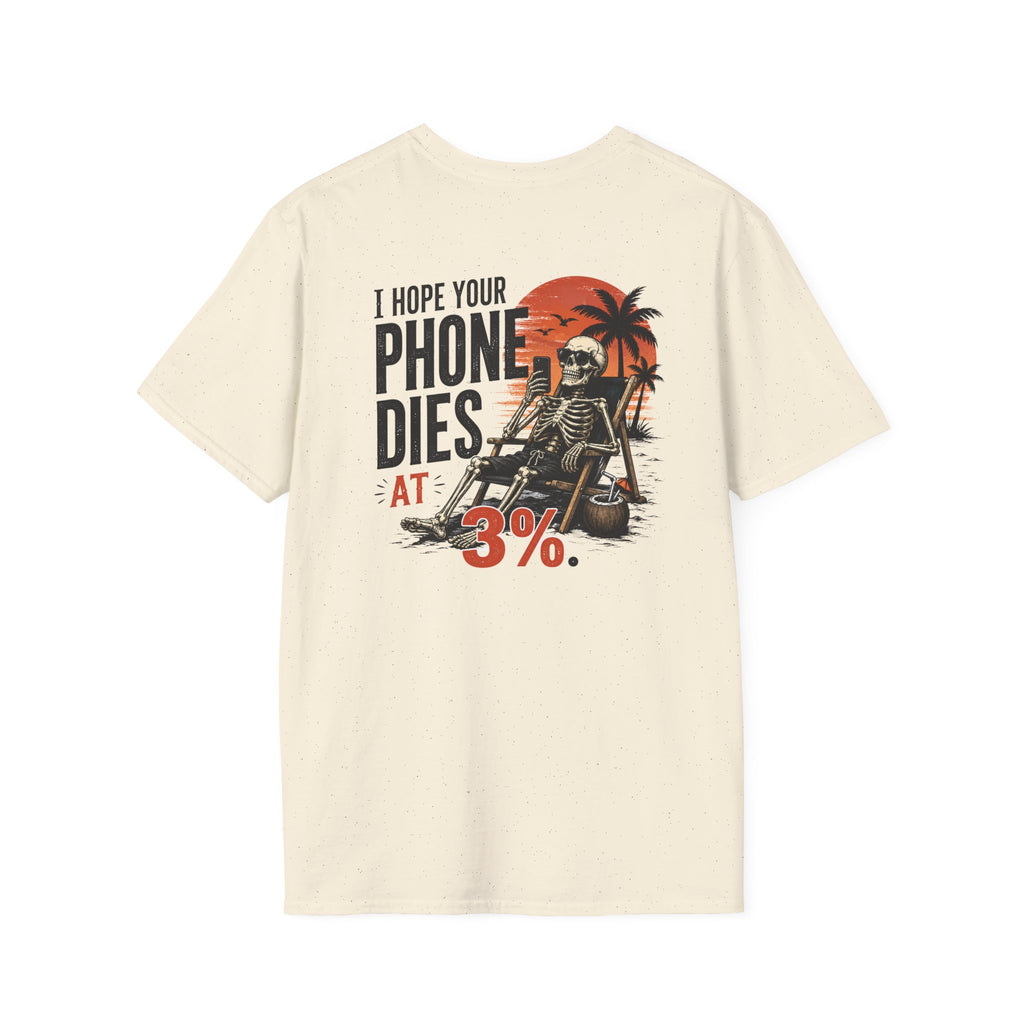 T-Shirt — 'Just Chillin' Minimal Savage Graphic Relaxed Tee