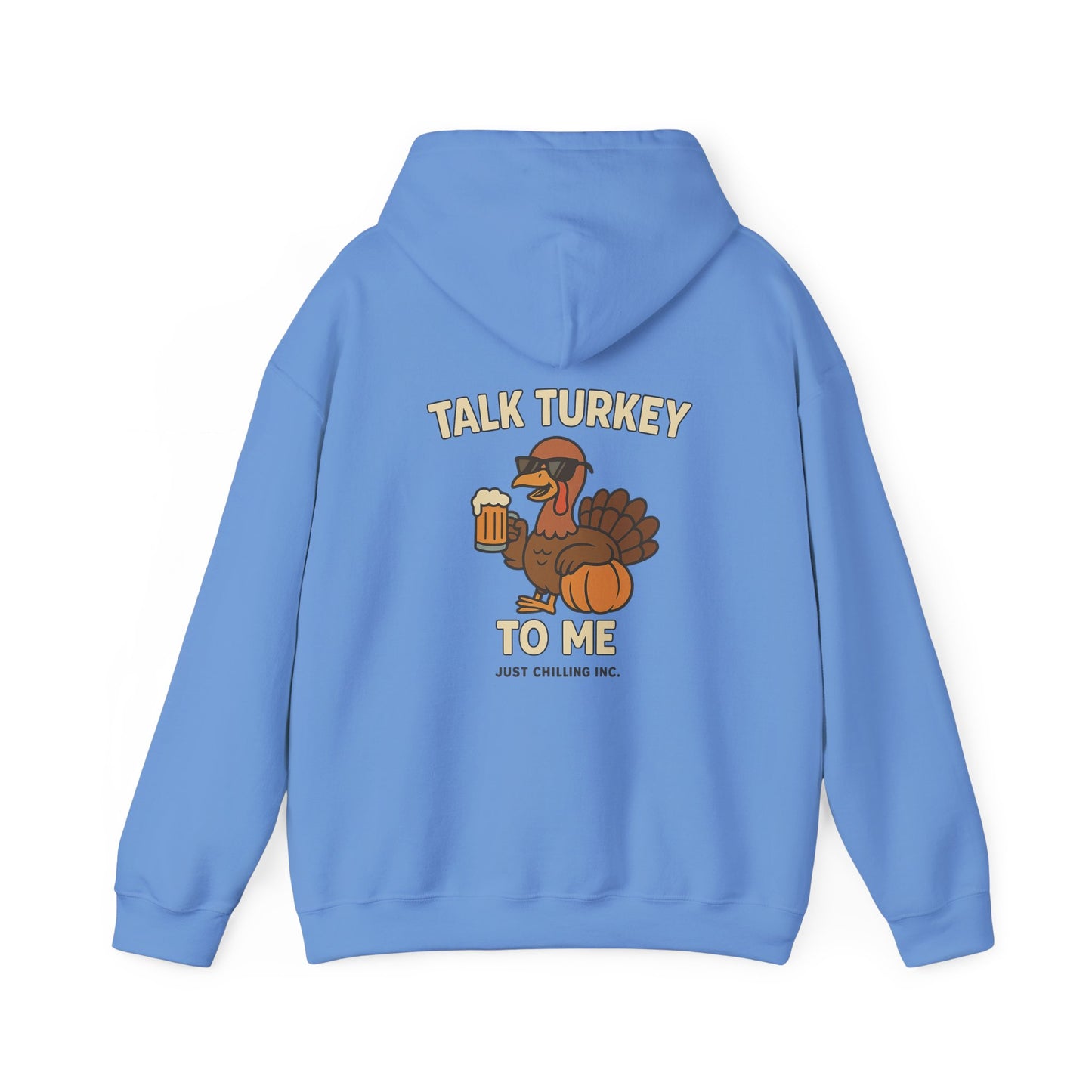 Thanksgiving Hoodie – Cozy Fall Turkey Sweatshirt With Adjustable Hood & Embroidery