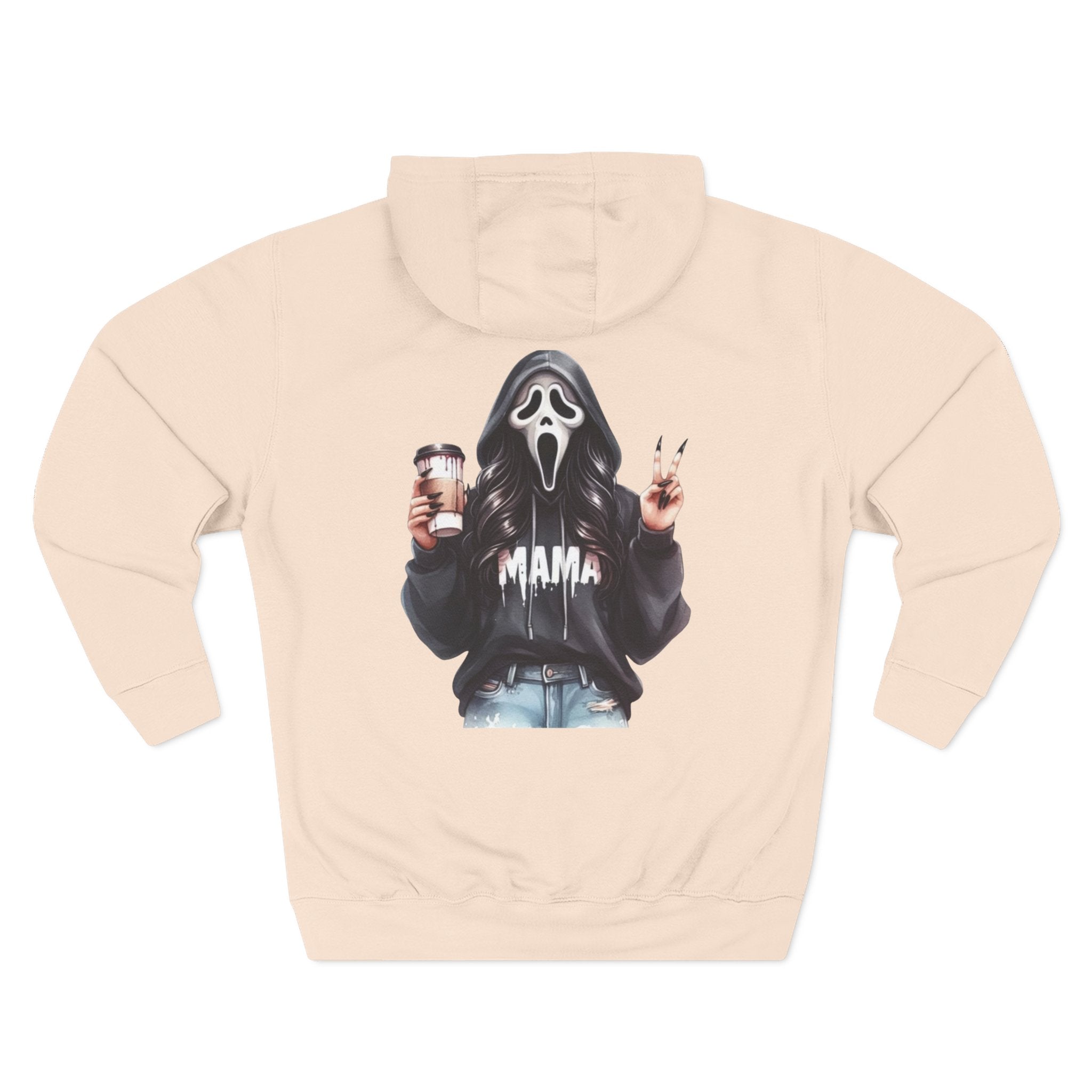 Three-Panel Fleece Hoodie mama rocking her dark side