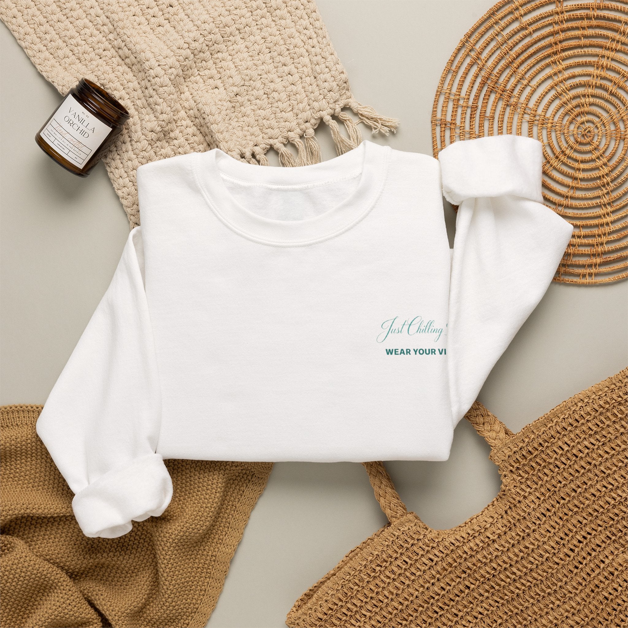 Music is Happiness Lightweight Crewneck Sweatshirt