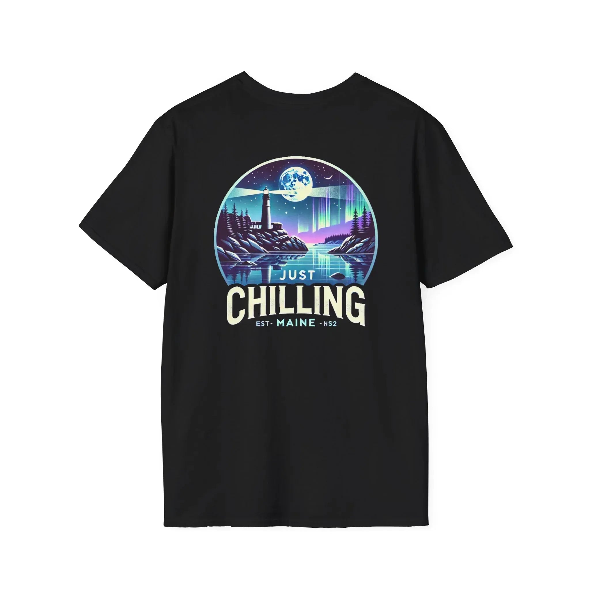 Just Chilling Scenic Tee – Coastal Escape- Maine Edition - Just Chilling Inc.