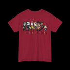 Horror Cartoon T-Shirt – Funny Halloween Tee With Creepy Friends Chibi Design - Just Chilling Inc.