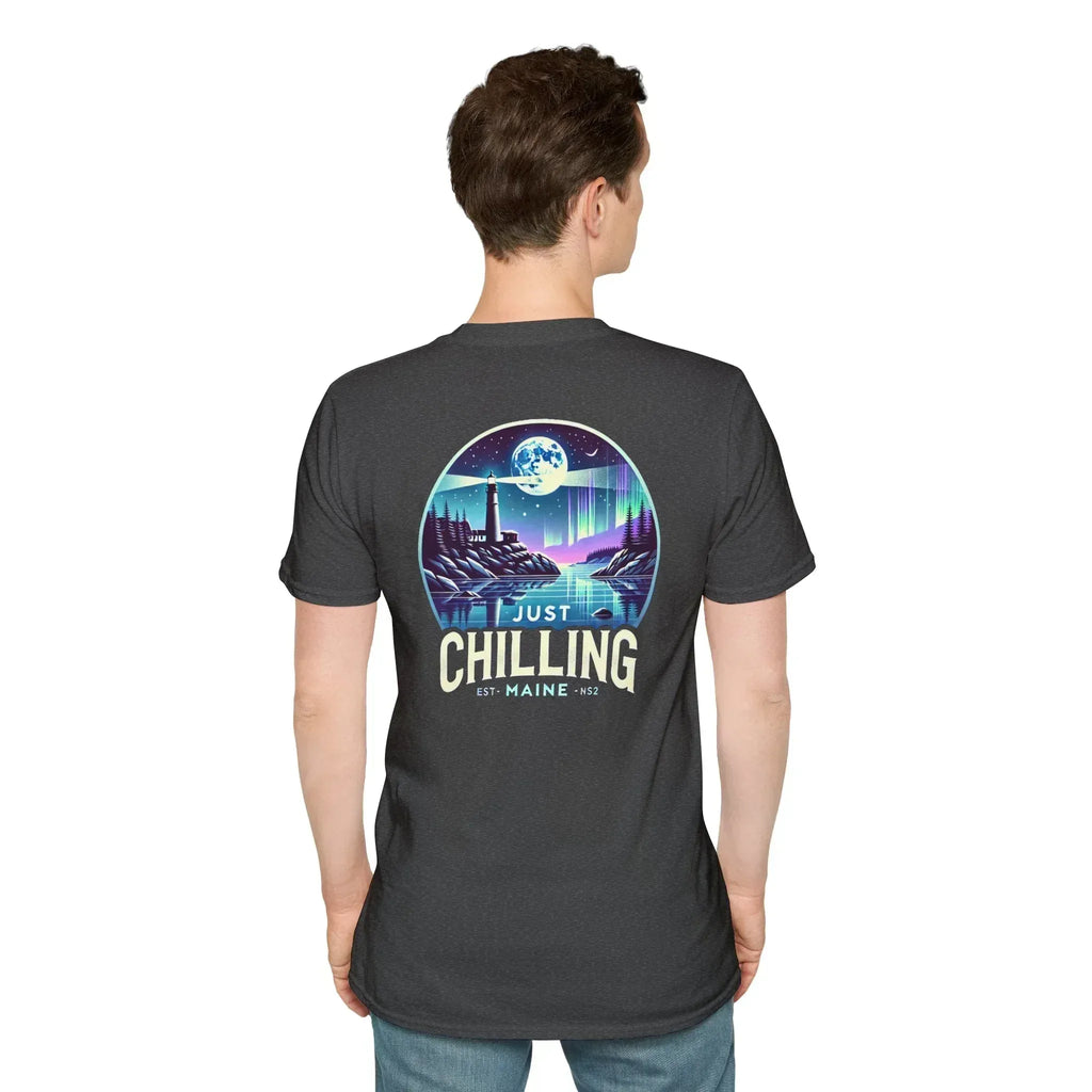 Just Chilling Scenic Tee – Coastal Escape- Maine Edition - Just Chilling Inc.