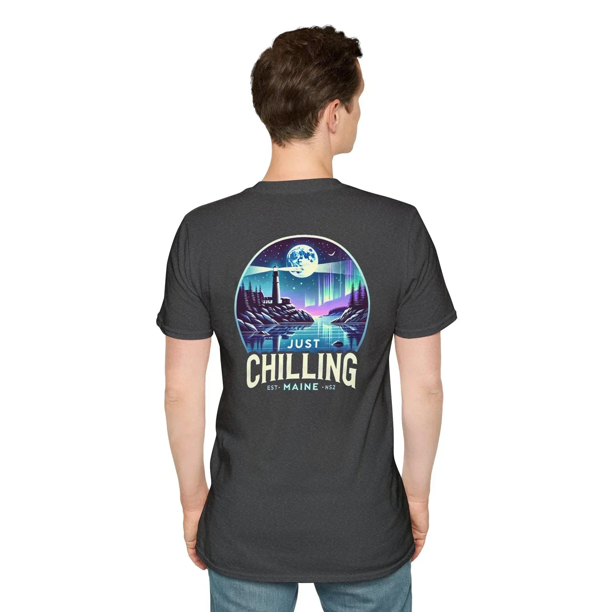 Just Chilling Scenic Tee – Coastal Escape- Maine Edition - Just Chilling Inc.