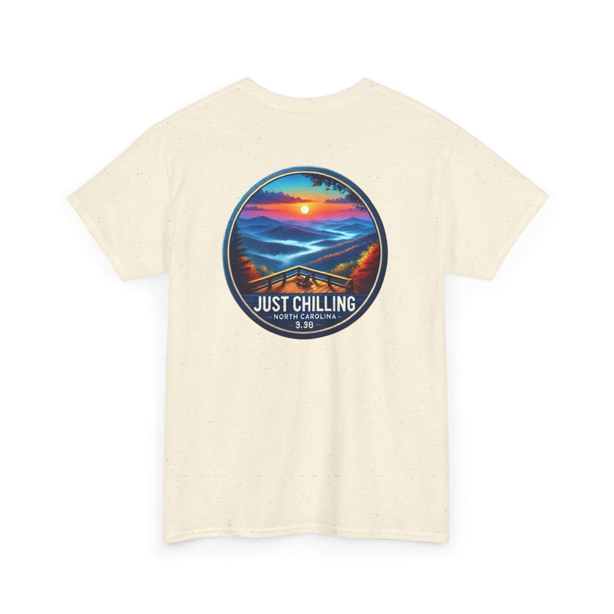 Just Chilling Beach Sunset T-Shirt — Relaxed Vibes Tee North Carolina Vibes