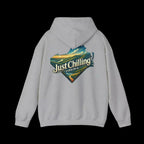 Virginia Scenic Hoodie - Retro Mountain Pullover With Cozy Pouch Pocket - Just Chilling Inc.