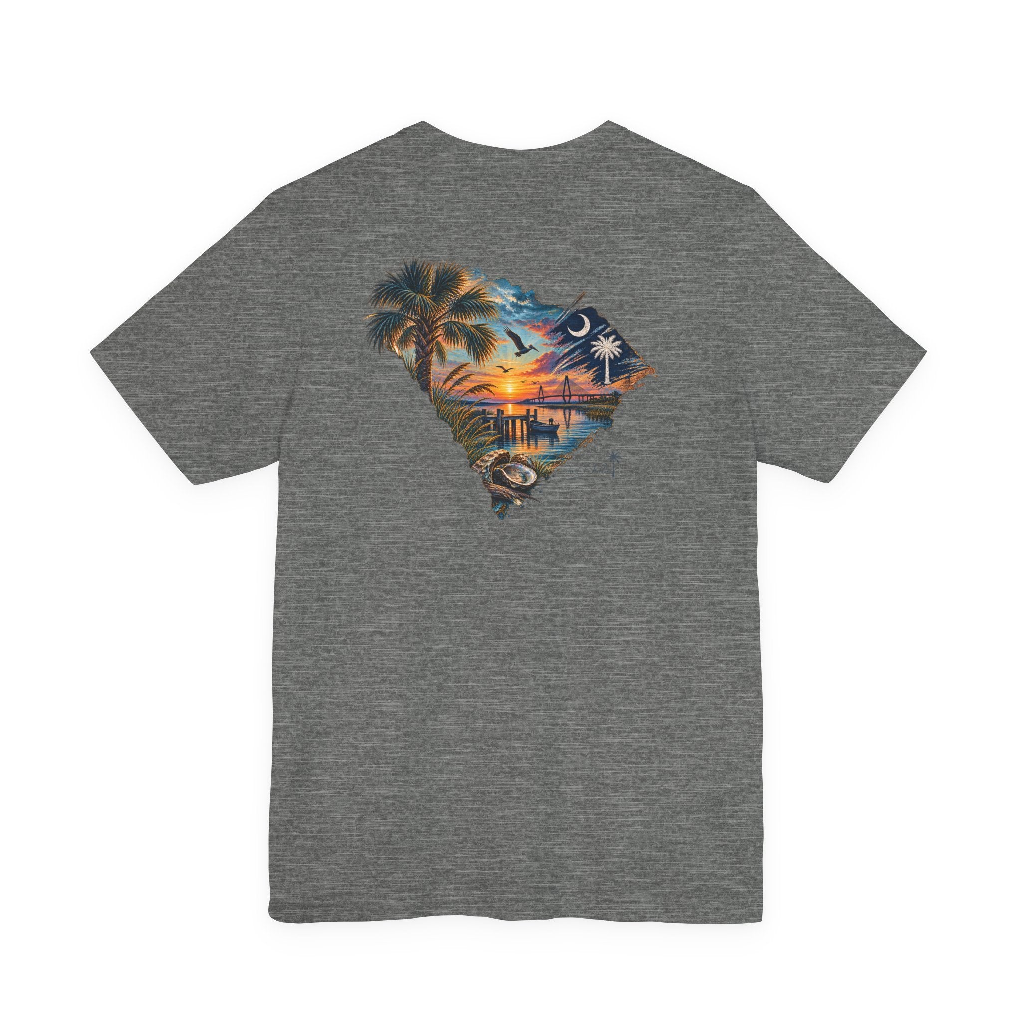 South Carolina Sunset Beach T-Shirt — Coastal Palmetto State Graphic Tee