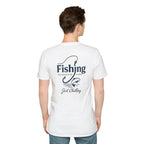 Fishing Addiction Unisex T-Shirt, Casual Wear, Outdoor Shirt, Gift for Fishermen, Summer Tee, Fishing Enthusiast Apparel - Just Chilling Inc.