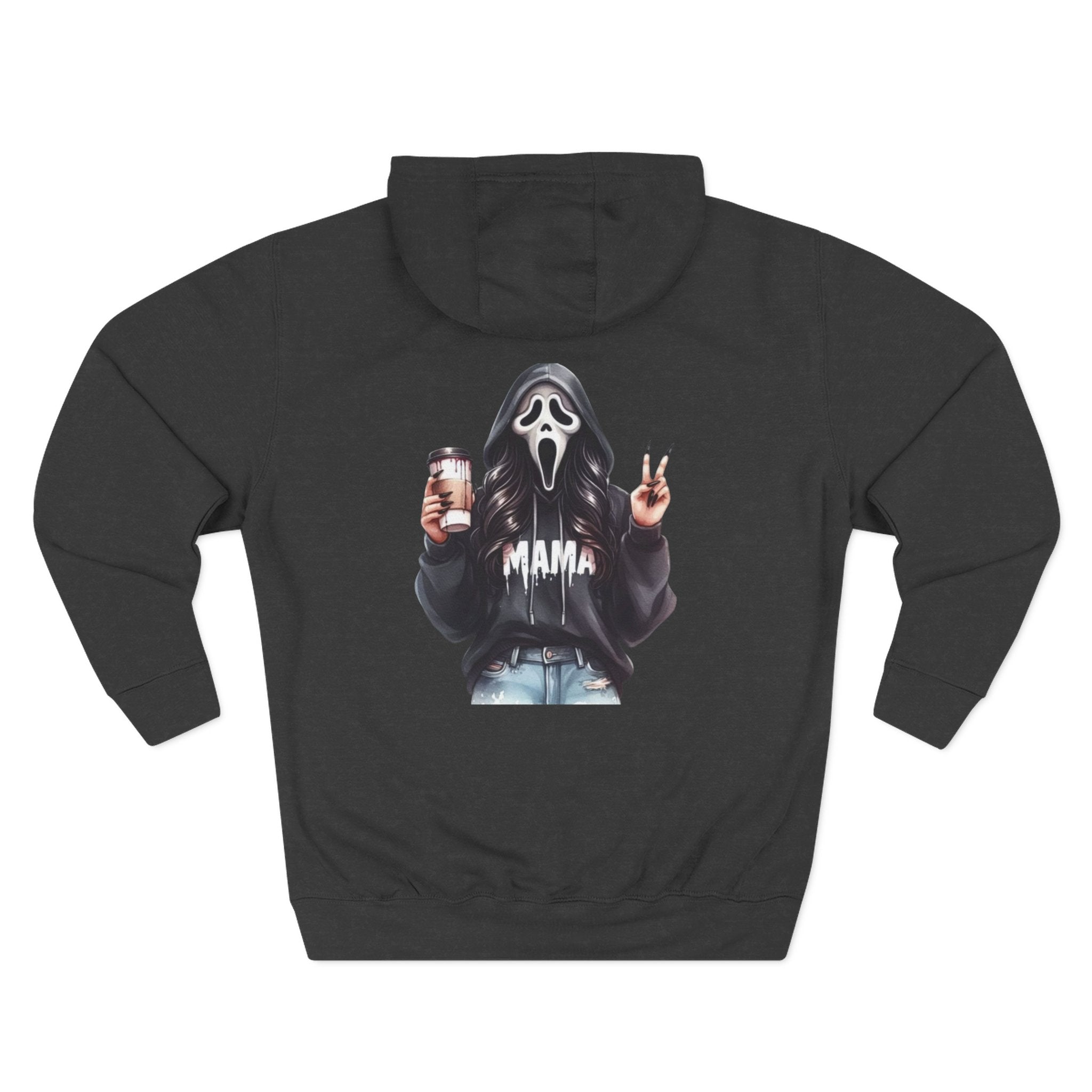 Three-Panel Fleece Hoodie mama rocking her dark side