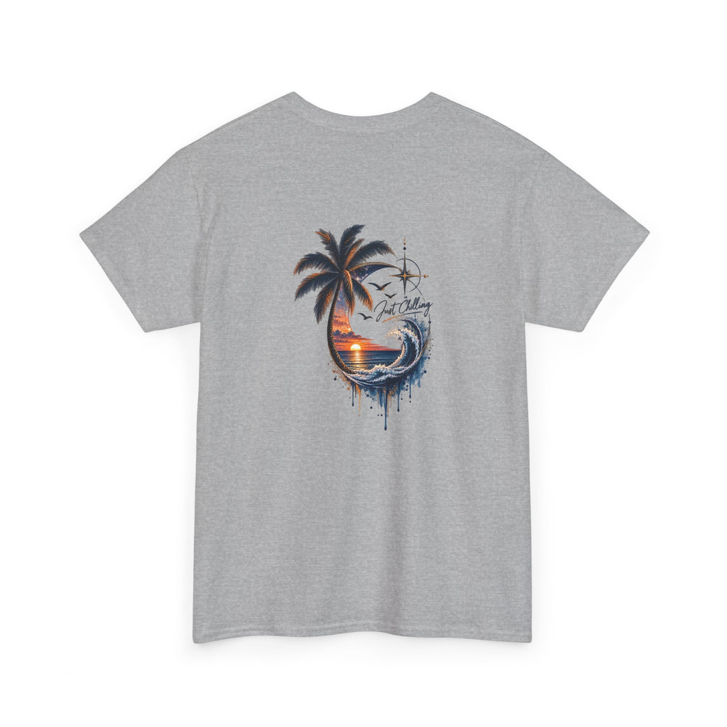 Just Chilling Coastal Sunset Tee