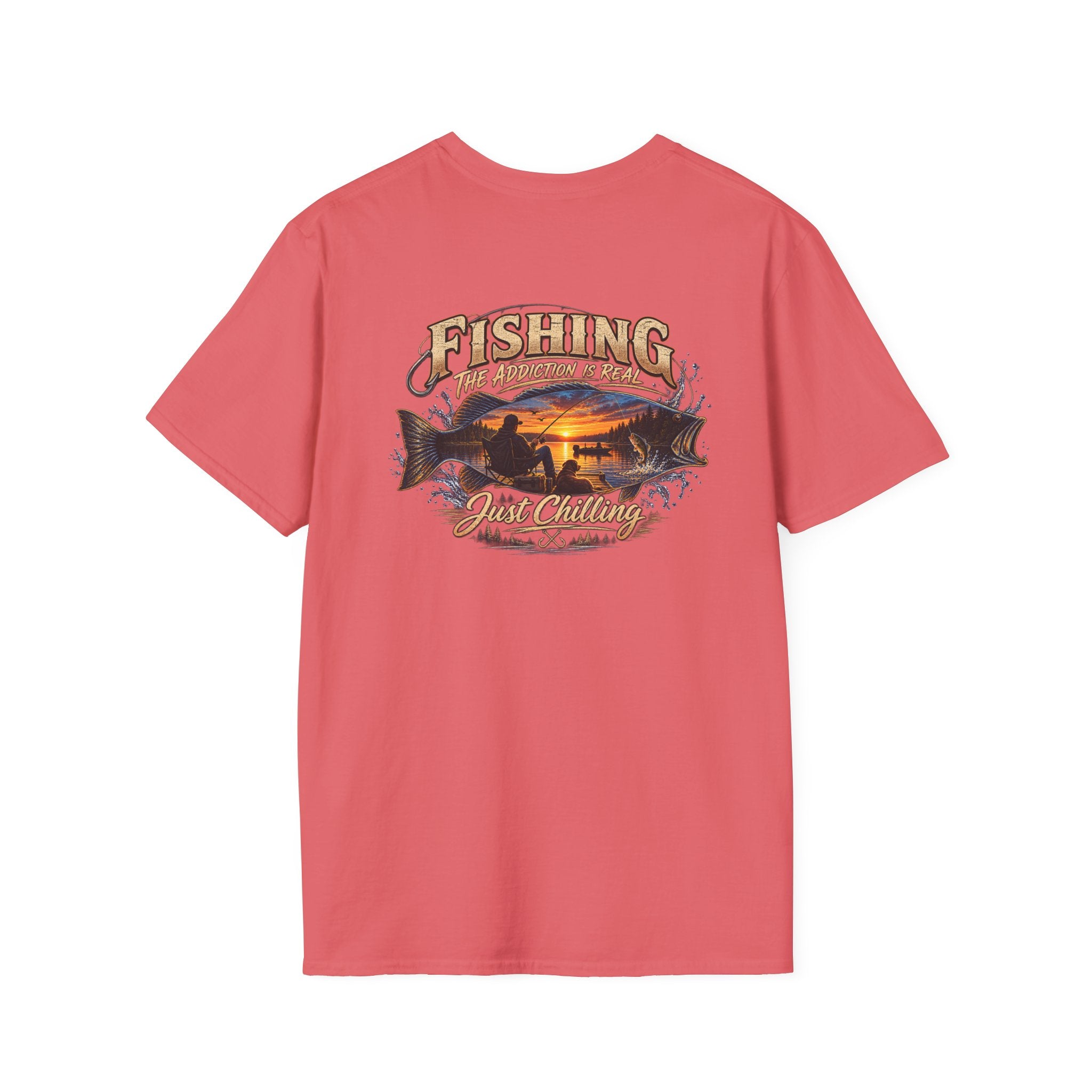 Fishing Addiction Unisex Softstyle T-Shirt | Just Chilling Tee for Anglers | Gift for Fishing Lovers, Outdoorsmen, Father's Day, [...]