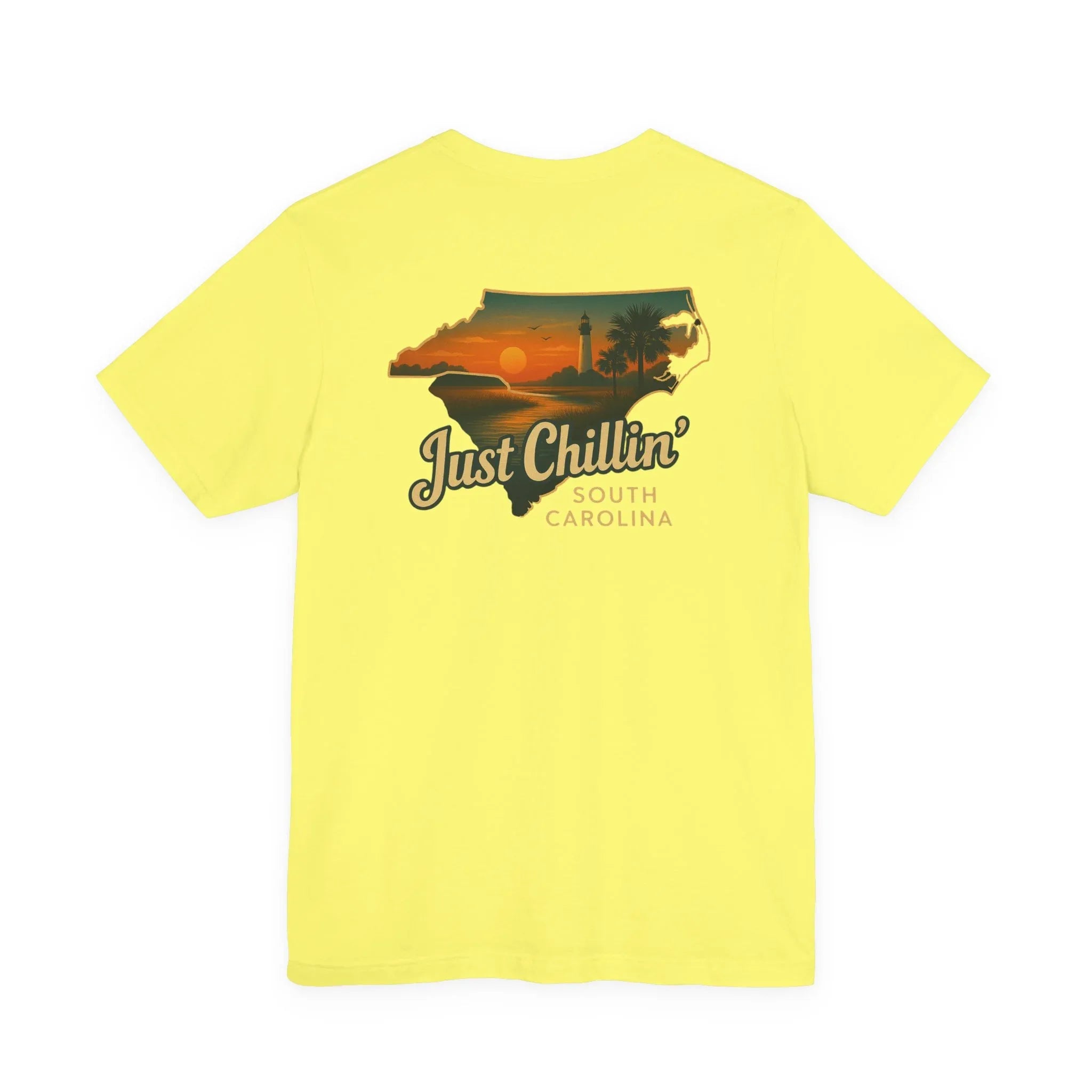 South Carolina Sunset Tee – Soft Vintage Cotton Shirt | Relaxed Fit Unisex - Just Chilling Inc.