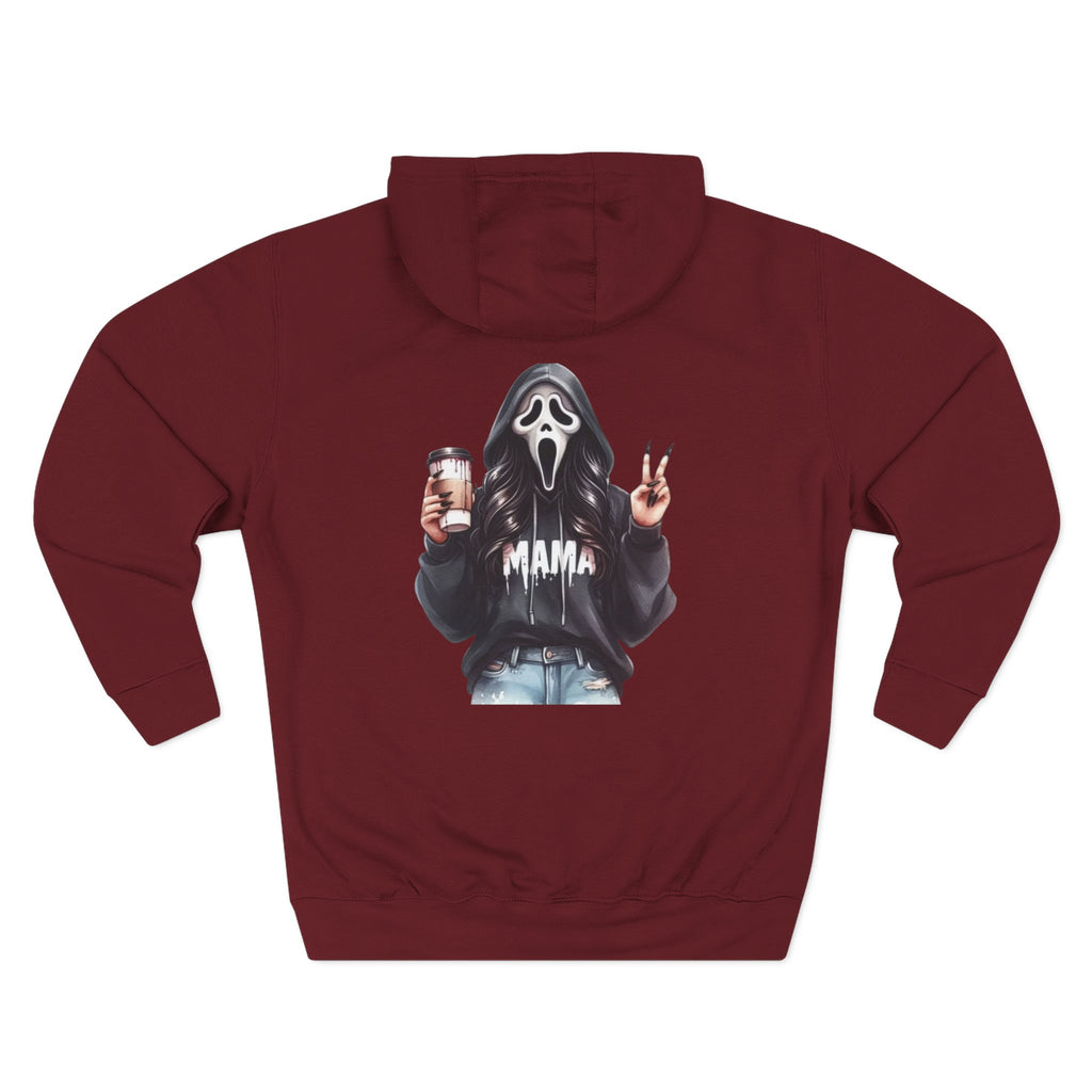 Three-Panel Fleece Hoodie mama rocking her dark side