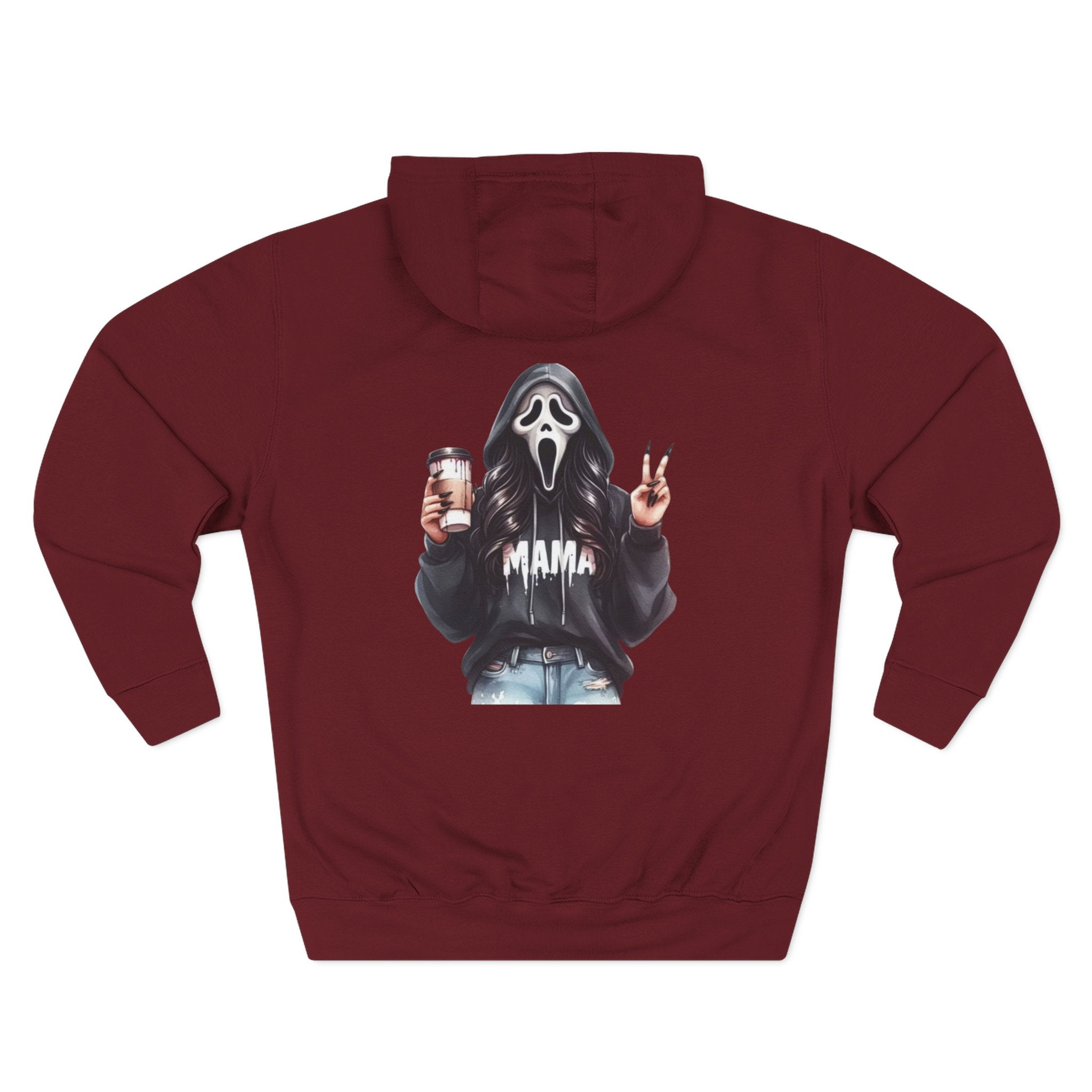 Three-Panel Fleece Hoodie mama rocking her dark side