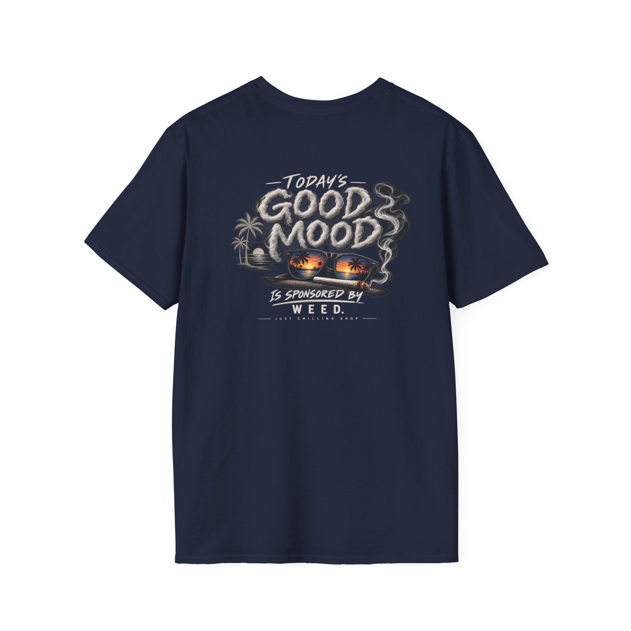 Today's good mood was brought to you by weed-  cannabis All Star Basic tee